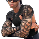 Berlin By Day Mesh Vest & Tee Set